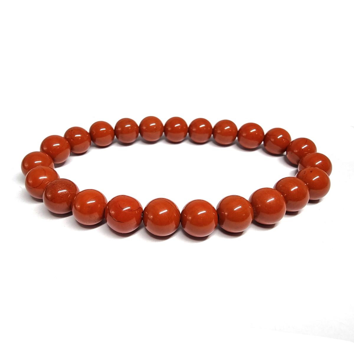 Jaspe Rouge – Bracelet Boule