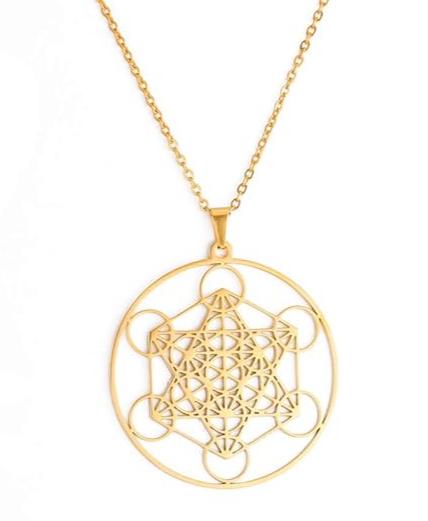 Pendentif Metatron - Acier Inoxidable